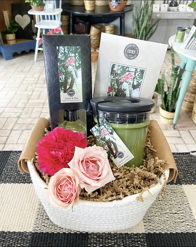 Azalea and Oak Basket